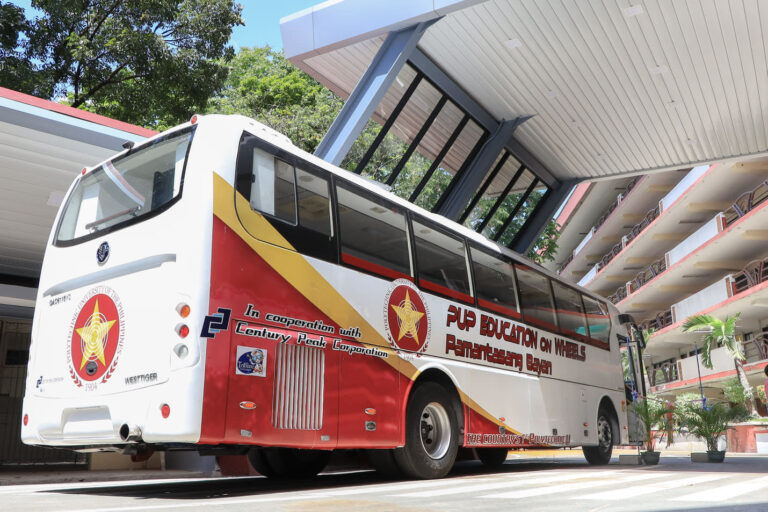 School bus of Polytechnic University of the Philippines